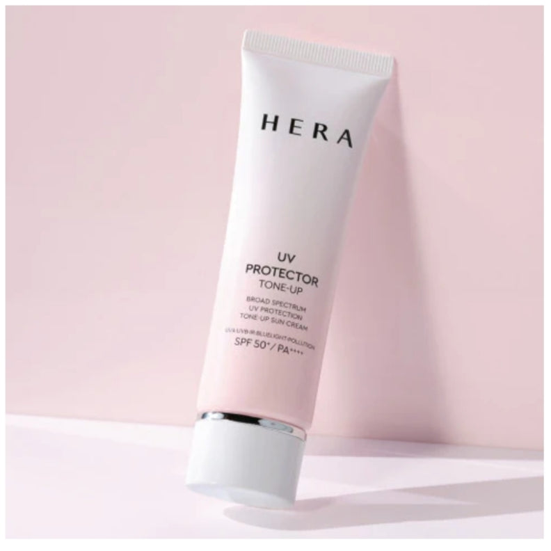 [K-BEAUTY] HERA UV PROTECTOR TONE-UP (Broad Spectrum/ UV Protection/ Tone up Sun Cream) UVA-UVB-IR-BLUELIGHT-POLLUTION SPF 50+/PA++++