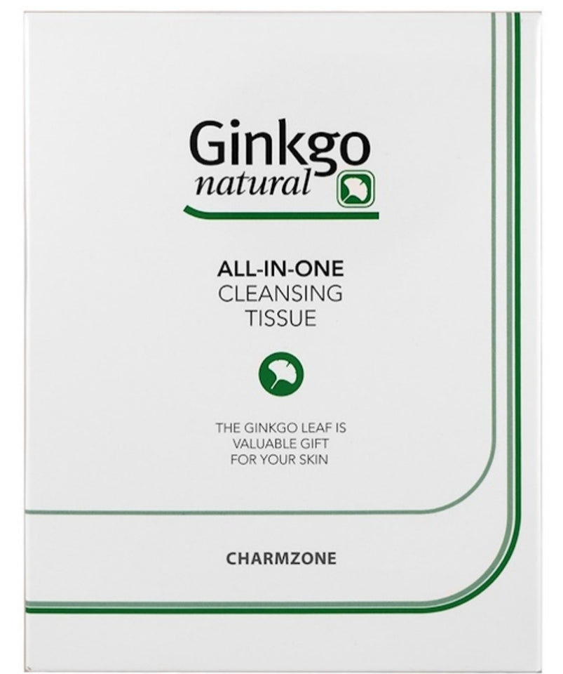 [K-beauty] Charmzone GINKGO Natural All-in-one Cleansing Tissue 110 Sheets