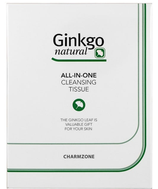 [K-beauty] Charmzone GINKGO Natural All-in-one Cleansing Tissue 110 Sheets