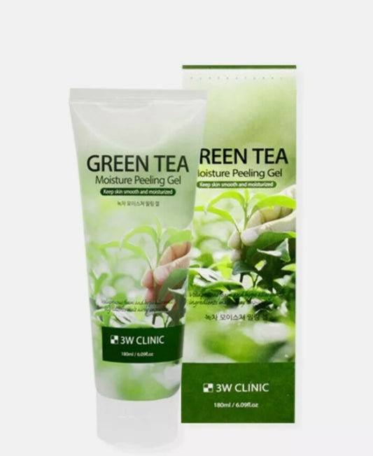 [K-beauty] 3W CLINIC GREEN TEA Moisture Peeling Gel 180ml