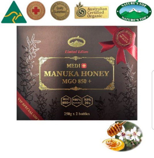 [Nature's Top] MEDI Manuka MGO 850+ gift set 250g*2