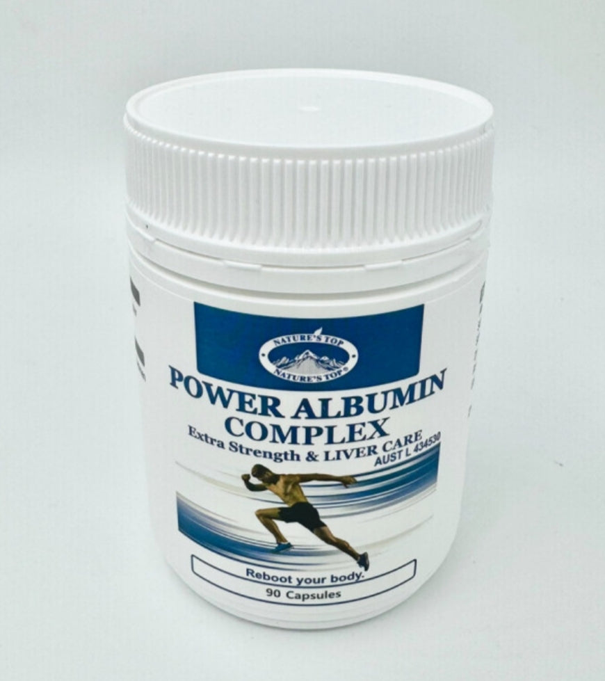 [Nature's Top] Power Albumin Complex (Extra Strength & Liver Care) 90 caps