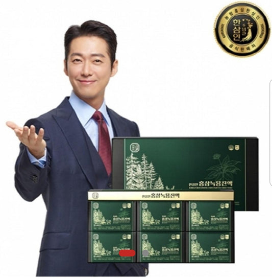 [Hansamin] Korean Red Ginseng Cervi Parvum Cornu Tonic 60mL x 30 pouches / 30 Days Serving