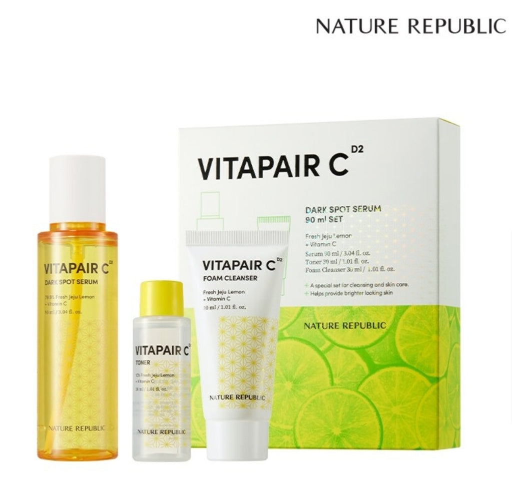 [K-Beauty] Nature Public Vitamin C Dark Spot Serum +(Toner & Serum & Cotton wipe 25ea gifts)