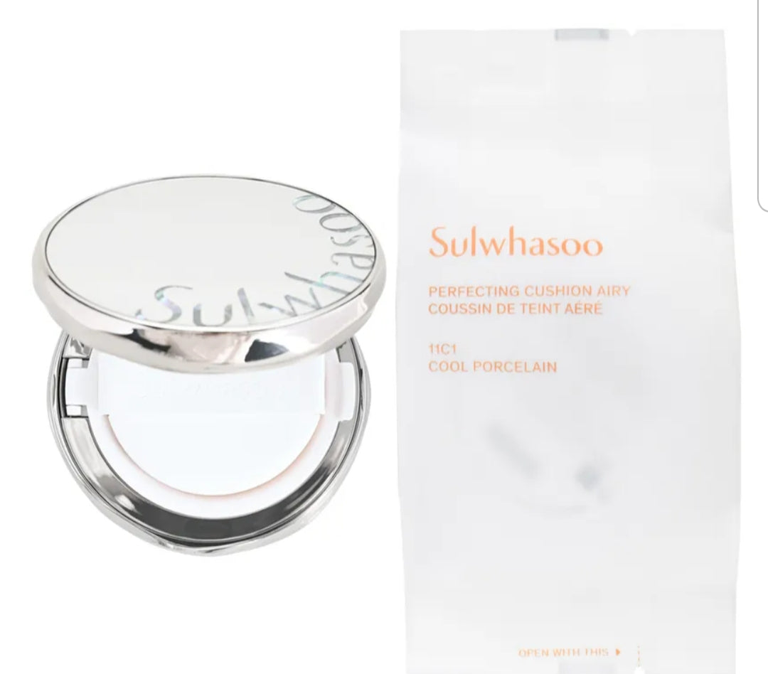 [K-beauty] Sulwhasoo Perfecting Cushion SPF 50+ with Refill (N21/N23)