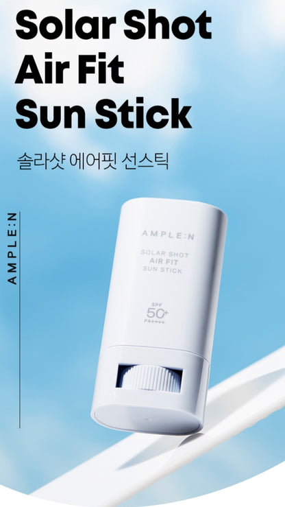 [K-beauty] AMPLE:N SOLAR SHOT AIR FIT SUN STICK SPF 50+ PA++++