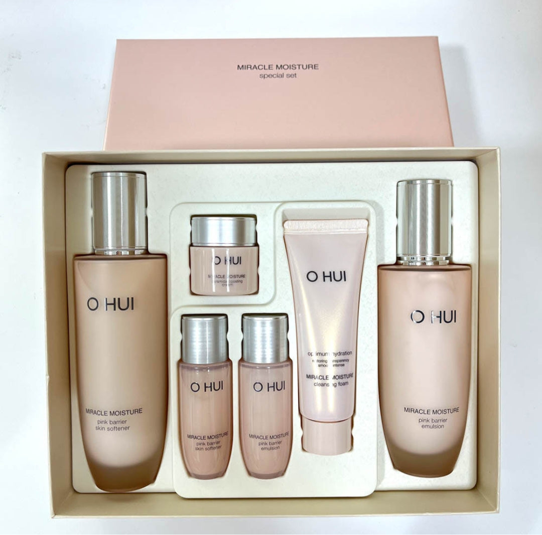 [K-beauty] O Hui Miracle Pink Barrier Moisture Special 6-piece Set