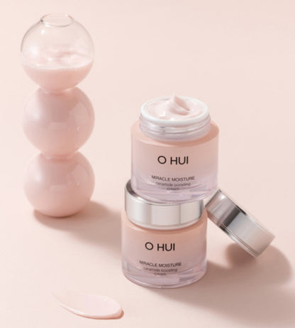 [K-beauty] O Hui Miracle Moisture Ceramide Boosting Cream Special Set with 3 gifts