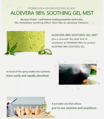 [K-beauty] Fromnature Aloevera 98% Soothing Gel MIST 120ml