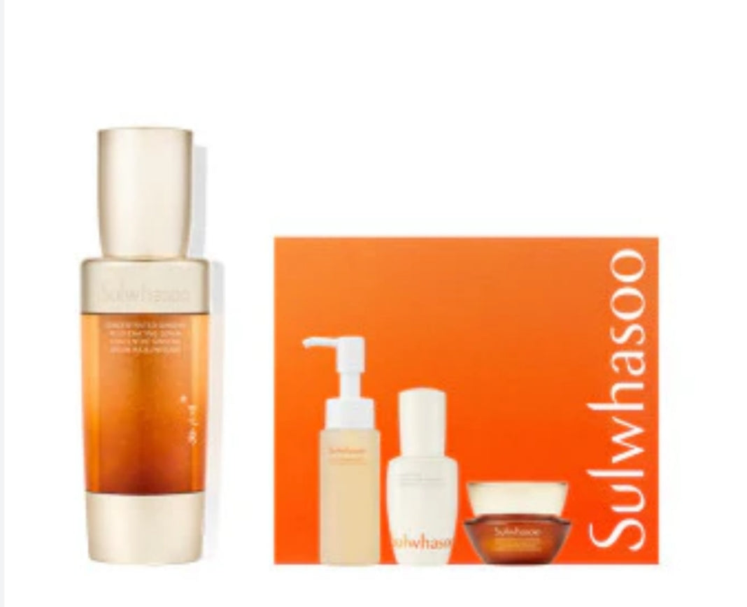 [K-beauty] (Upgraded) Sulwhasoo Concentrated Ginseng Rejuvenating Serum Gift Set (4 items)