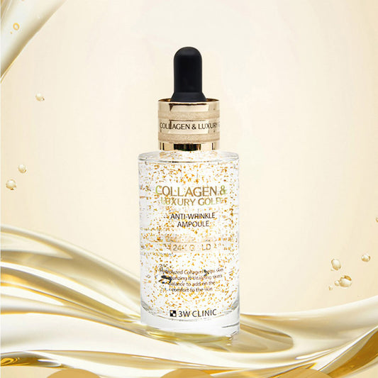 [K-beauty] 3W CLINIC Collagen & Luxury GOLD Anti-Wrinkle AMPOULE 55ml