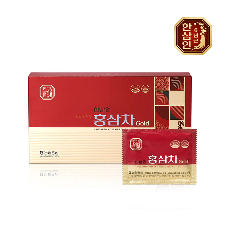 [Hansamin] Korean Red Ginseng Tea Gold / 3g*50, 3g*100 sachets