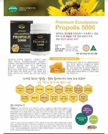 [Nature's Top] Premium Eucalyptus Propolis 5,000mg *120caps