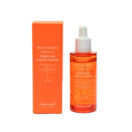 [K-beauty] Dermashare Red Tangerine VITA-C Brightening Capsule Ampoule