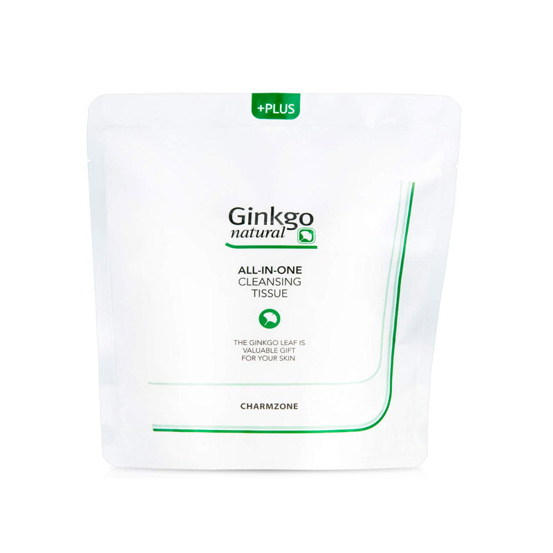 [K-beauty] Charmzone GINKGO Natural All-in-one Cleansing Tissue (Refill) 110 sheets