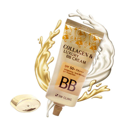 [K-beauty] 3W Clinic Collagen & Luxury GOLD BB Cream/Whitening/Anti-Wrinkle UV Protection