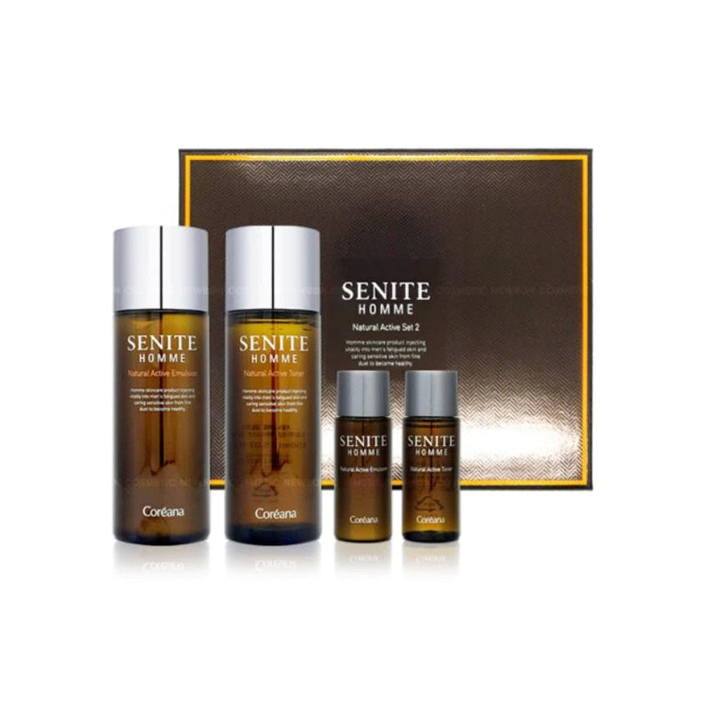 [K-Beauty] Coreana SENITE HOMME Natural Active Set-2