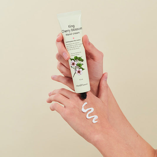 [K-beauty] MediFlower King Cherry Blossom Hand Cream