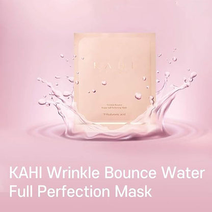 [K-Beauty] KAHI Seoul Wrinkle Bounce Water full Perfecting Mask 9 Hyaluronic Acid (6ea)