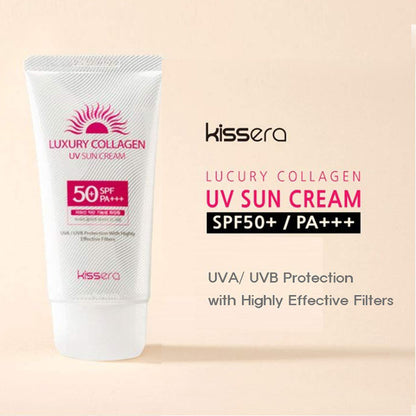 [K-Beauty] Kissera Luxury Collagen UV Sun Cream SPF50+/PA+++