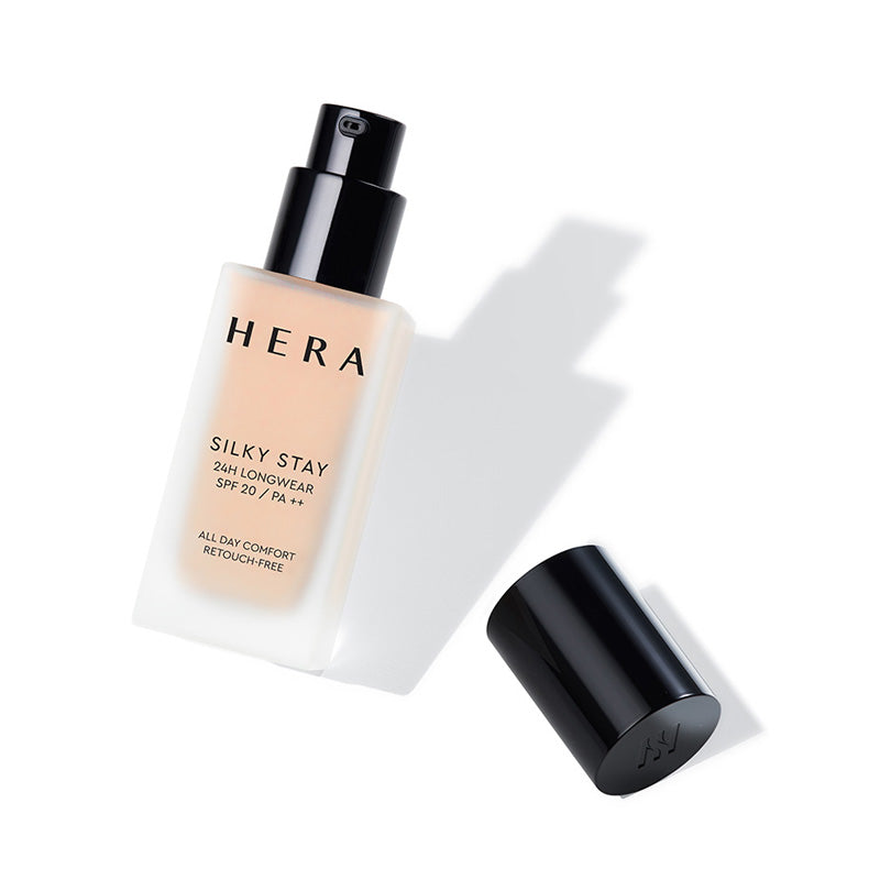 [K-beauty] Hera Silky Stay 24H Longwear Foundation (SPF20/ PA++)- All day Comfort Retouch Free