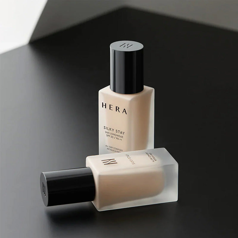 [K-beauty] Hera Silky Stay 24H Longwear Foundation (SPF20/ PA++)- All day Comfort Retouch Free