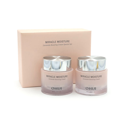 [K-beauty] O HUI Miracle Moisture Ceramide Boosting Cream DUO SET 60ml+60ml (Limited Edition)
