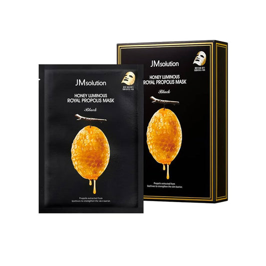 [K-beauty] JM SOLUTION HONEY LUMINOUS Royal Propolis Mask (10 Sheets)