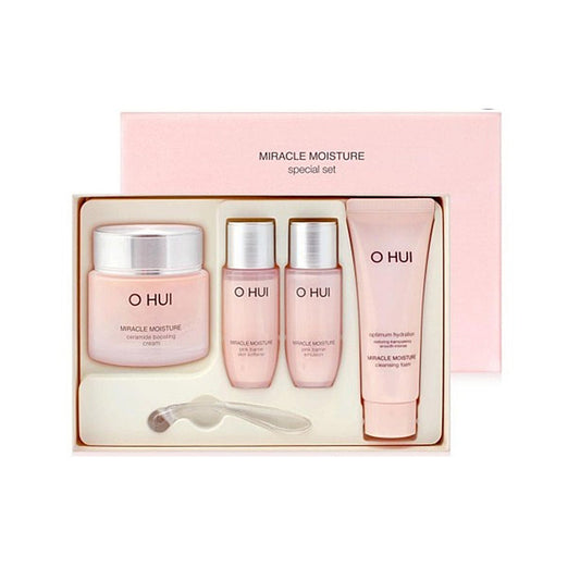 [K-beauty] O HUI Miracle Moisture Ceramide Boosting Cream with 3 gifts