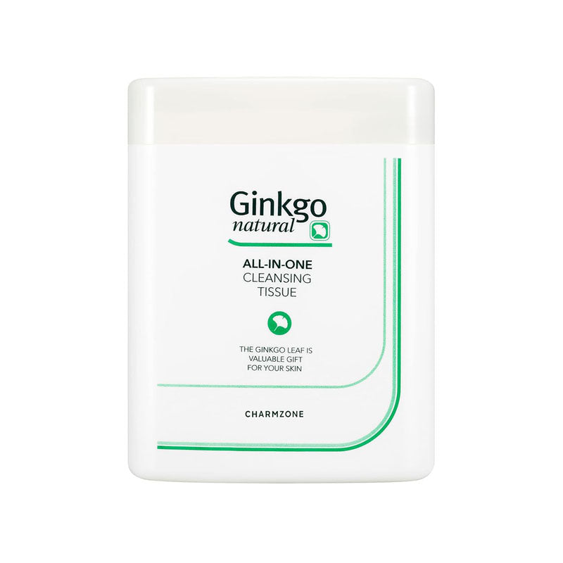 [K-beauty] Charmzone GINKGO Natural All-in-one Cleansing Tissue 110 Sheets