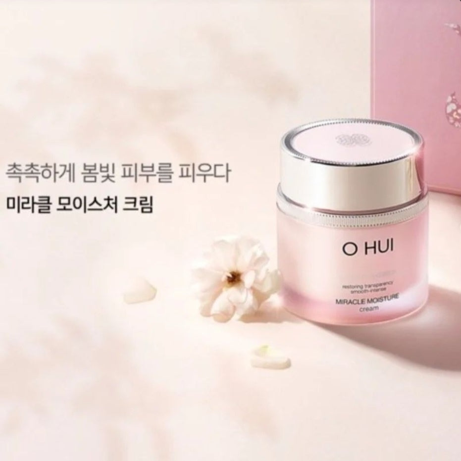 [K-beauty] O Hui Miracle Moisture Cream Double Set Limited edition 60ml+ 60ml