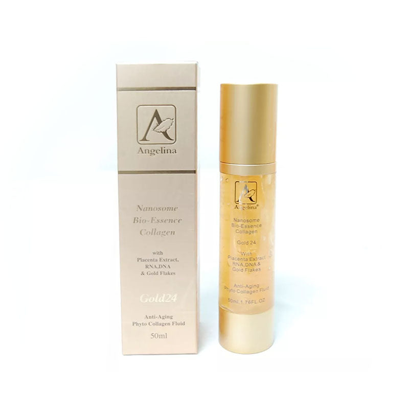 [Angelina] Bio-Essence Collagen with Placenta extract & GOLD Flakes 50ml