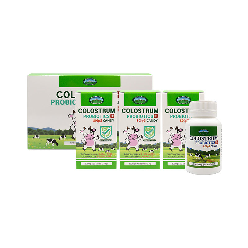 [Nature's Top] Colostrum Probiotics 80 IgG Candy *90caps x 3