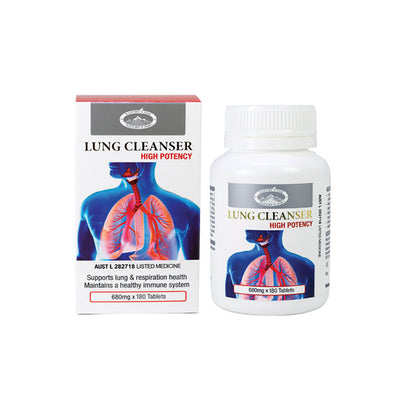 [Nature's Top] Lung Cleanser High potency 680mg *180 caps