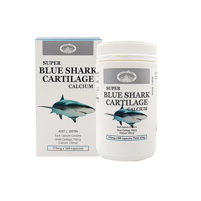 [Nature's Top] Super blue Shark Cartilage+ Calcium 775mg *360Caps