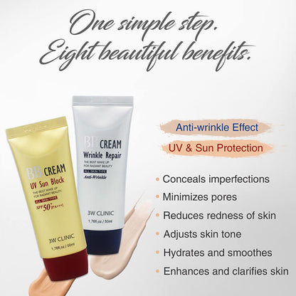 [K-beauty] 3W Clinic UV Sun Block BB Cream SPF50+ [PA+++]