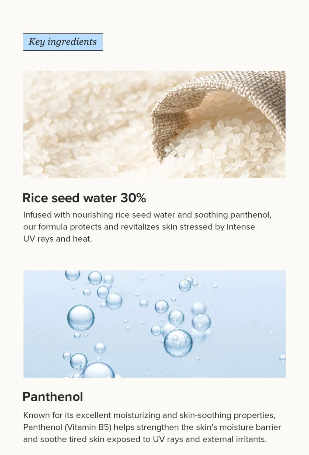[K-beauty] Beauty of Joseon Relief Sun Aqua-fresh : Rice+ B5 (SPF 50+/ PA++++)