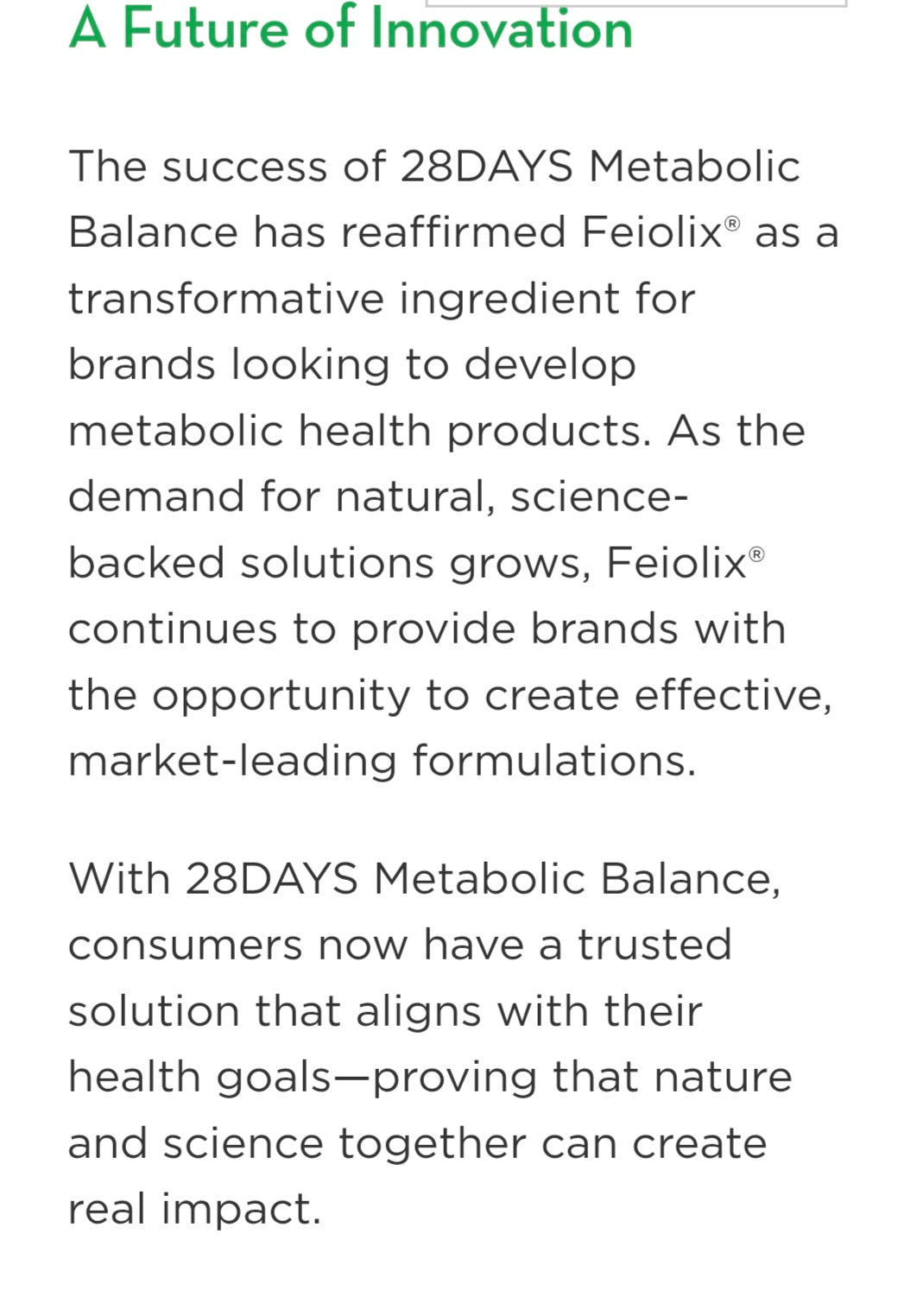 [FEIOLIX] 28DAYS METABOLIC BALANCE GLP-1 & Diabetic Health Powered by FEIOLIX made in New Zealand