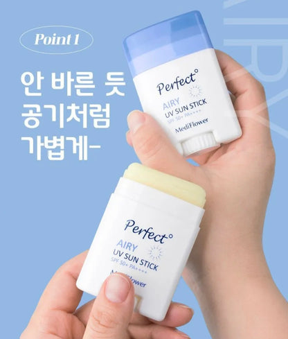 [K-beauty] MediFlower PERFECT AIRY UV Sun Stick (SPF50+/ PA++++)