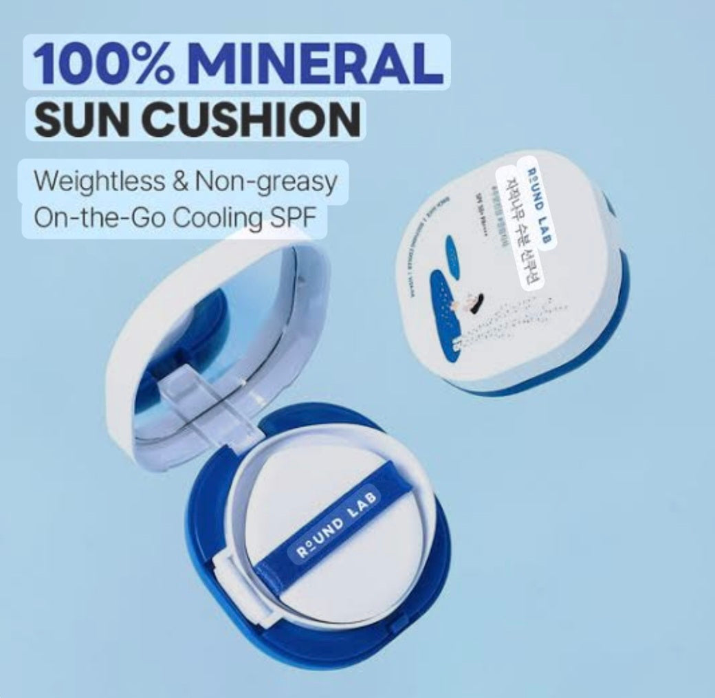 [K-beauty] Round LAB Birch Juice Moisturizing SUN CUSHION 15g (**FLASH OFFER**)