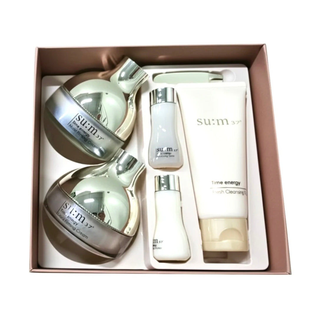 [K-beauty] Su:m 37 Time Energy Moist Firming Cream Special Set (5 items)