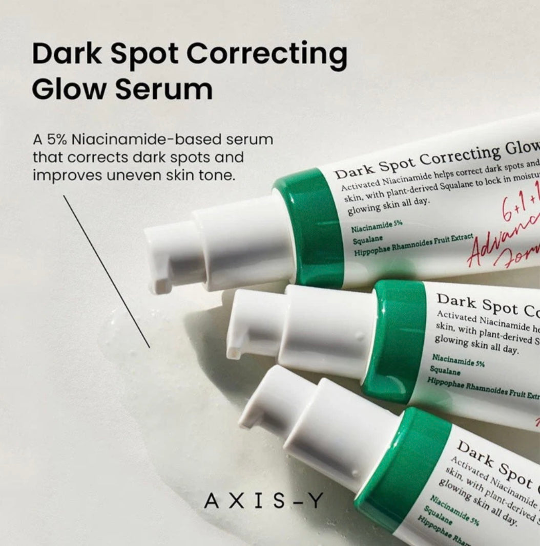 [K-beauty] AXIS-Y Dark Spot Correcting Glow Serum 50ml *Niacinamide 5%, Squalane & Hippophae Rhamnoides Fruit Extract)
