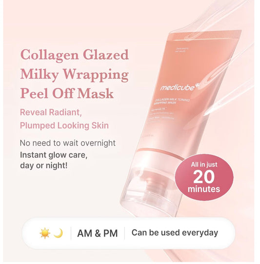 [K-beauty] Medicube Collagen Milk Toning Wrapping Mask 75ml