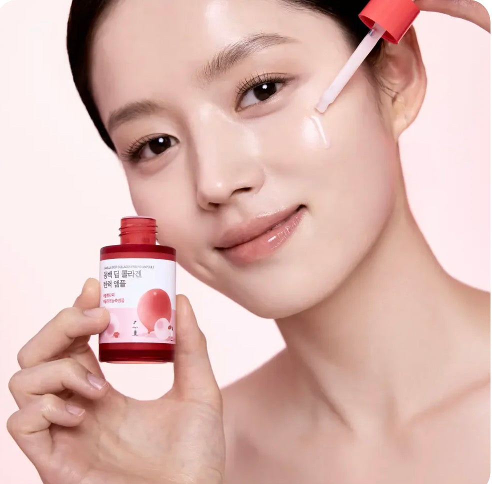 [K-beauty] Round LAB Camellia DEEP COLLAGEN FIRMING AMPOULE