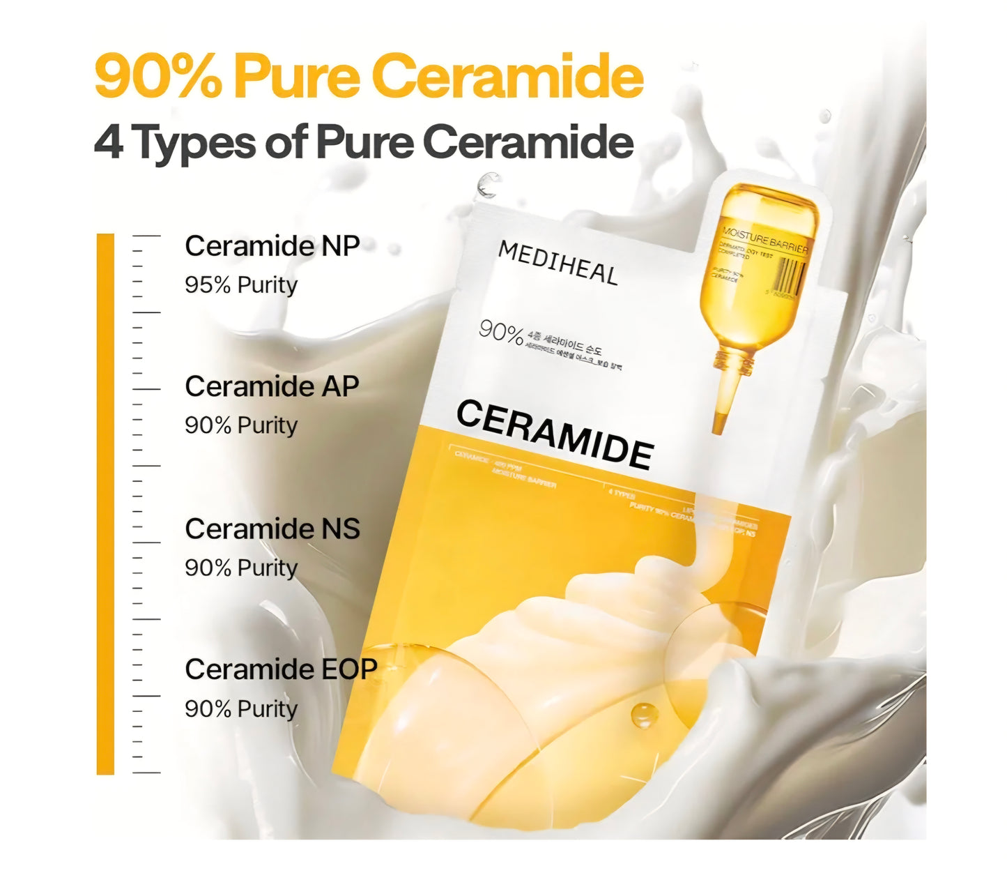[K-beauty] Medheal Ceramide Essential Moisture Barrier Mask(10sheets)