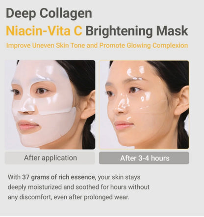 [K-beauty] SUNGBOON EDITOR Deep Collagen Niacin Vita C Brightening Mask (sbedt) 37g *4ea