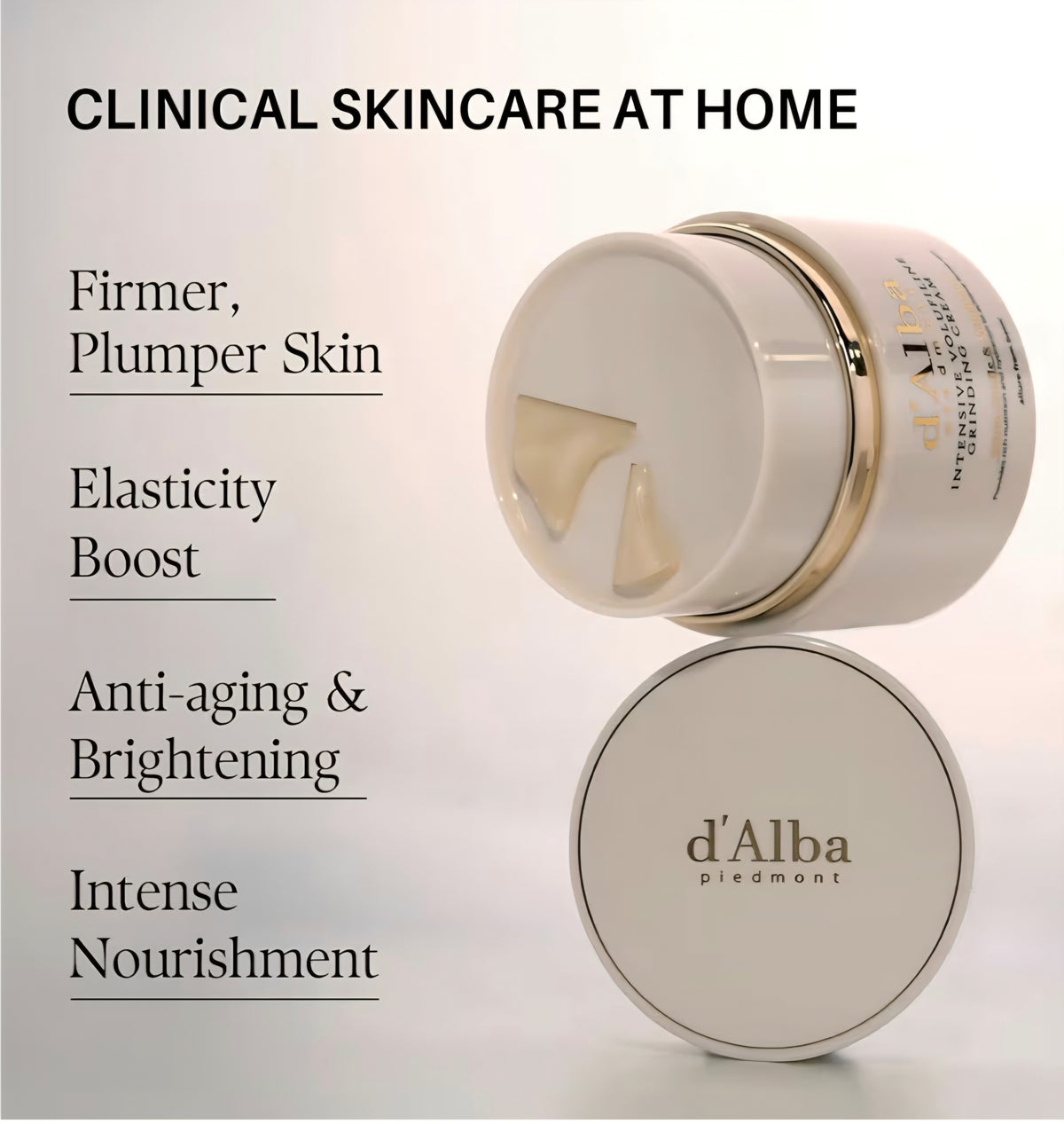 [K-beauty] d'Alba Intensive VOLUFILINE Grinding Cream 45g (White Truffle & Volufiline)