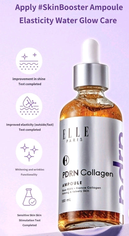 [K-beauty] ELLE PARIS PDRN Collagen Melting Thread Elasticity Ampoule 100ml