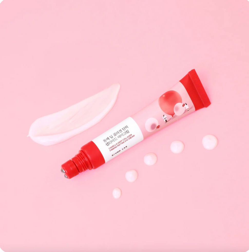 [K-beauty] Round LAB Camellia DEEP COLLAGEN FIRMING Peptide EYE CREAM 30ml