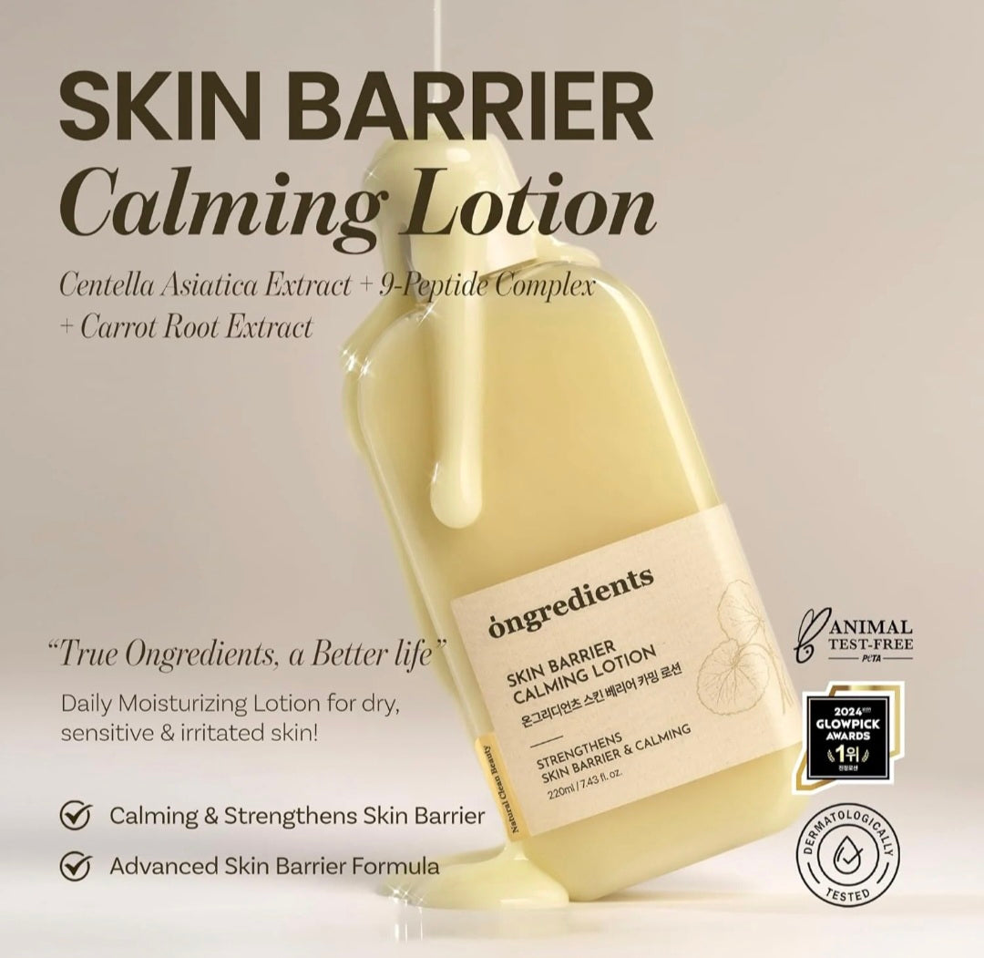 [K-beauty] ONGREDIENTS SKIN BARRIER CALMING LOTION 220ml